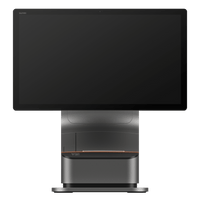 Rear view of SUNMI T3 PRO MAX with large display and sleek design for retail and business use