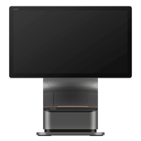 Back view of SUNMI T3 PRO MAX POS terminal with sleek design and display