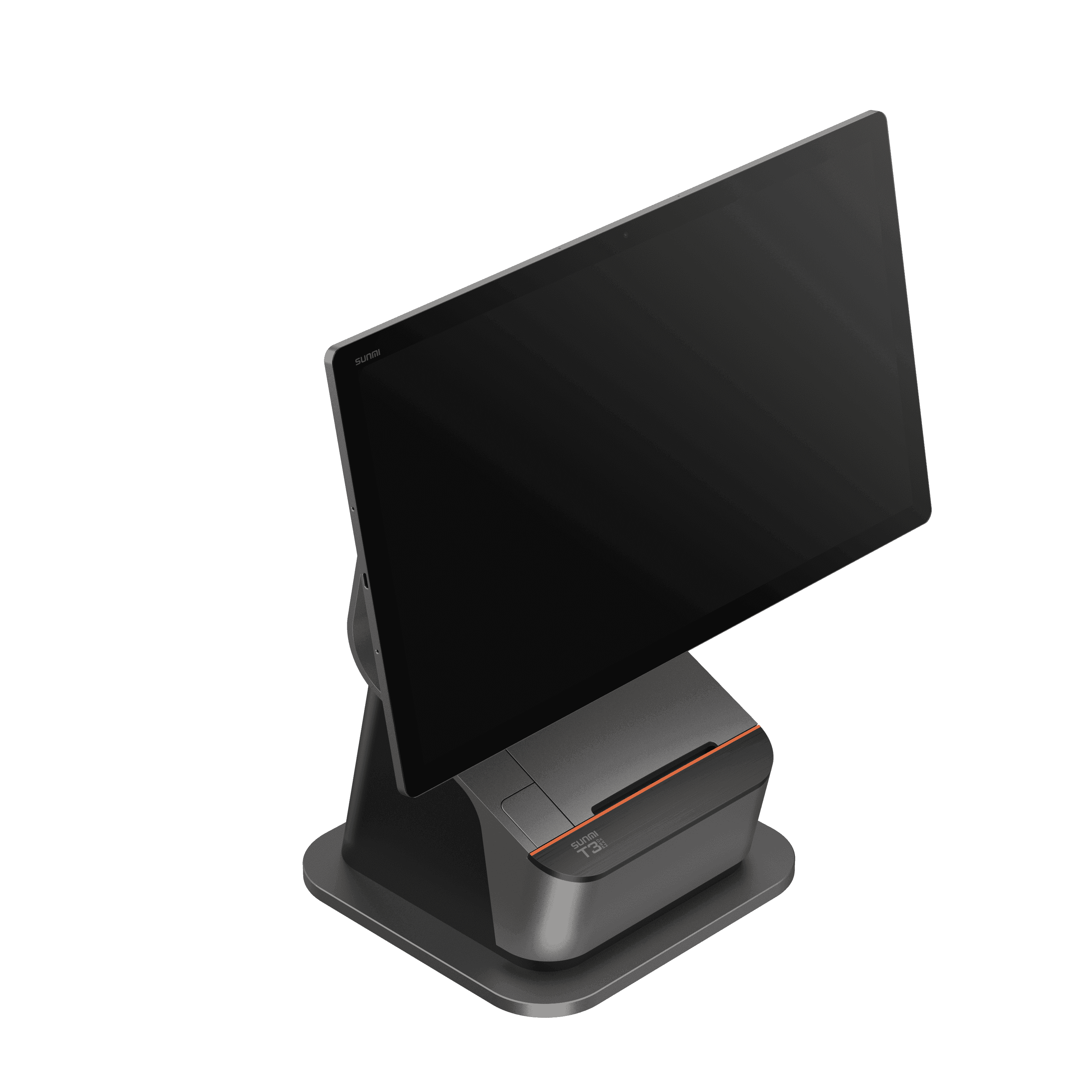 SUNMI T3 PRO MAX POS terminal with integrated printer and modern industrial look