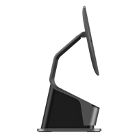 Close-up of SUNMI T3 PRO MAX POS terminal stand and adjustable angle