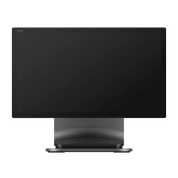 Close-up of SUNMI T3 Pro POS terminal showing side view with ports and slim profile