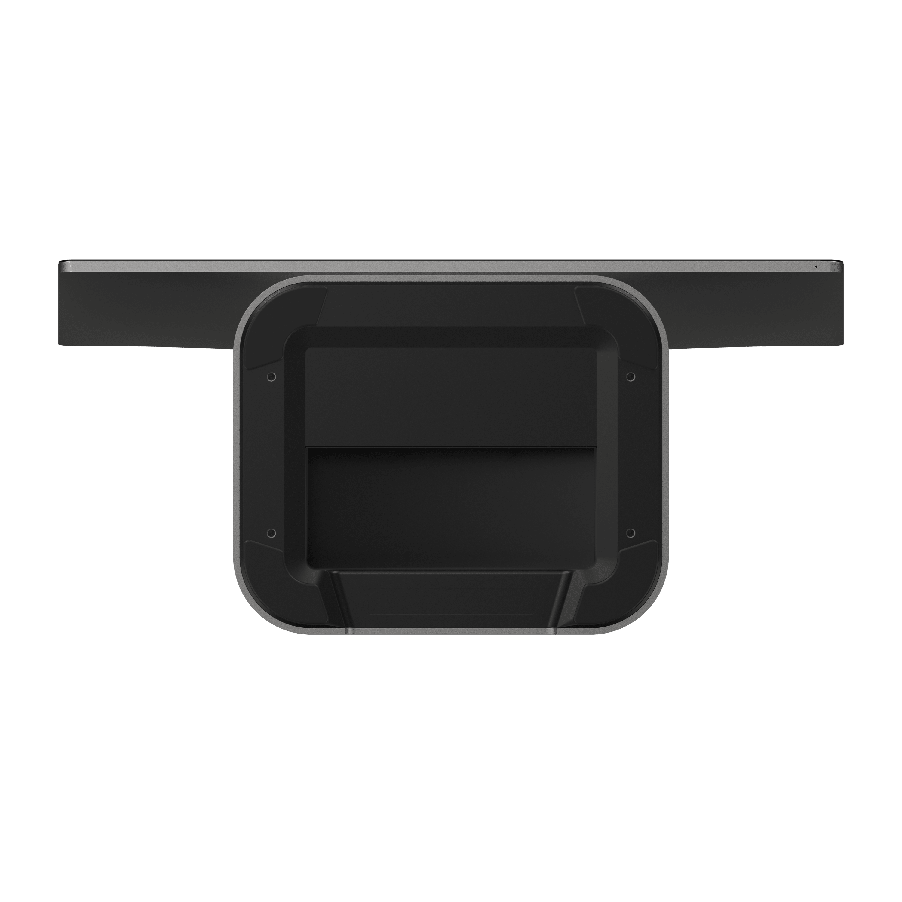 Close-up of SUNMI T3 Pro POS terminal with sleek gray design and NFC reader