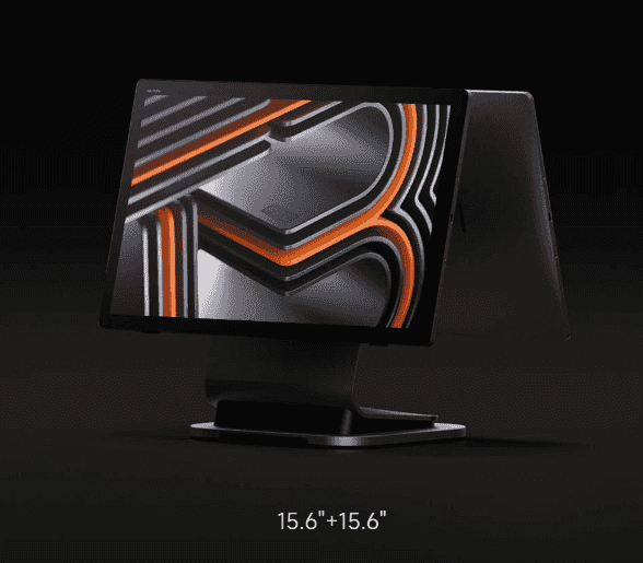 15.6-inch large screen POS monitor with sleek design