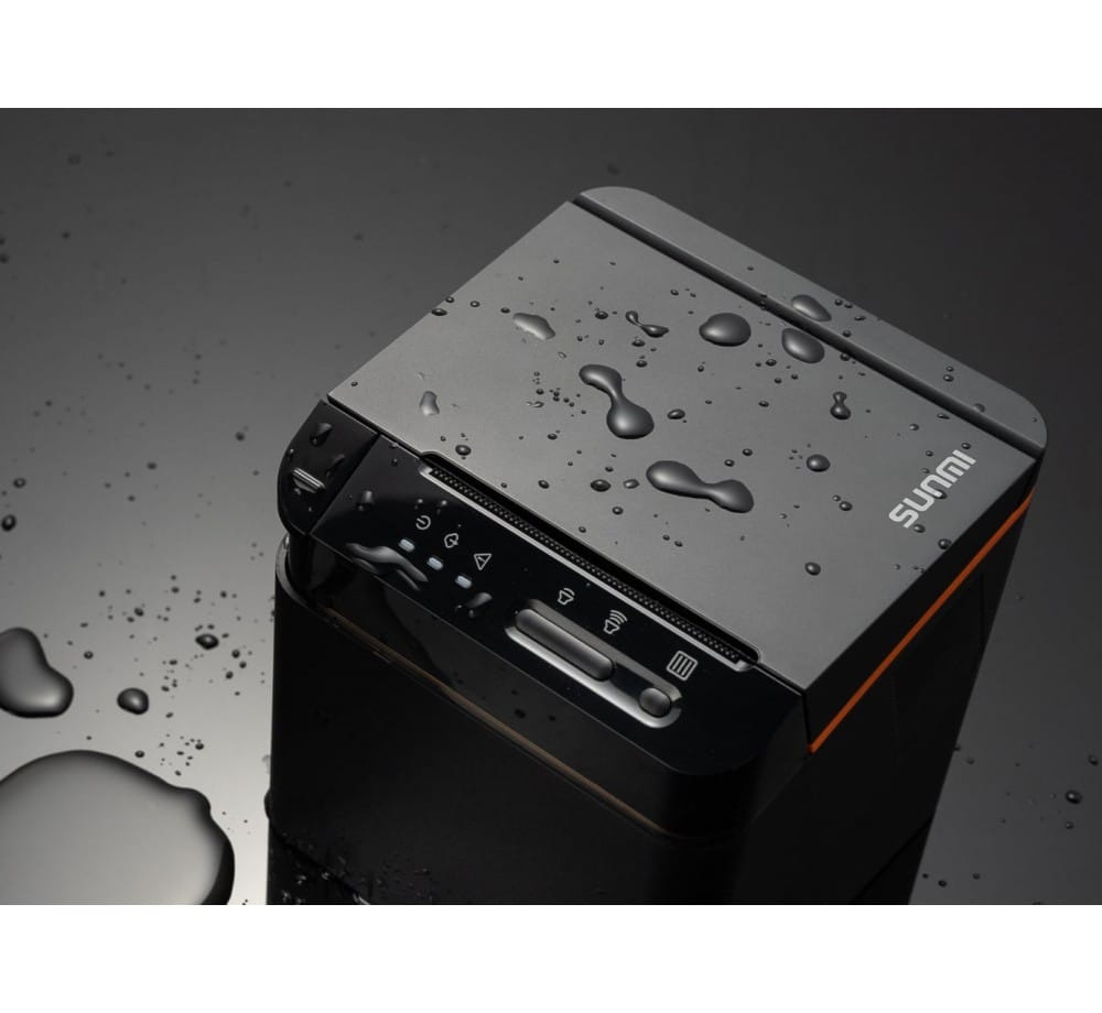 SUNMI V2 - LX 80mm Kitchen Cloud Receipt Printer – USB, LAN, WiFi & Bluetooth Thermal POS Printer with US Adapter (New Version) - All - Star Terminals