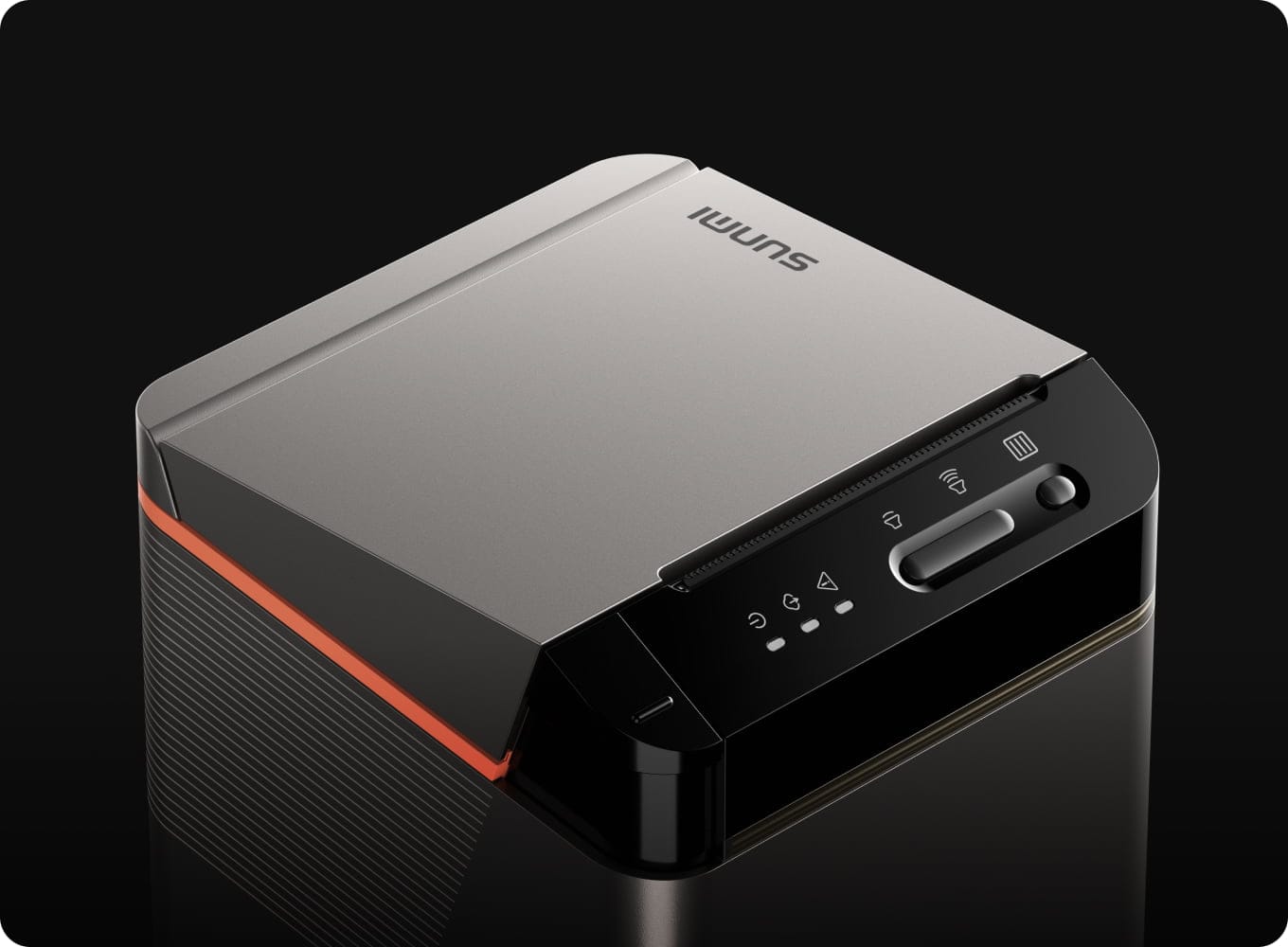 SUNMI V2 - LX 80mm Kitchen Cloud Receipt Printer – USB, LAN, WiFi & Bluetooth Thermal POS Printer with US Adapter (New Version) - All - Star Terminals