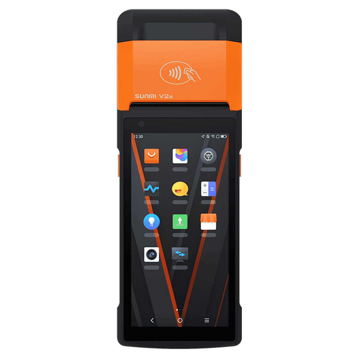 SUNMI V2s POS with built-in printer and scanner, Android touchscreen, retail industrial device