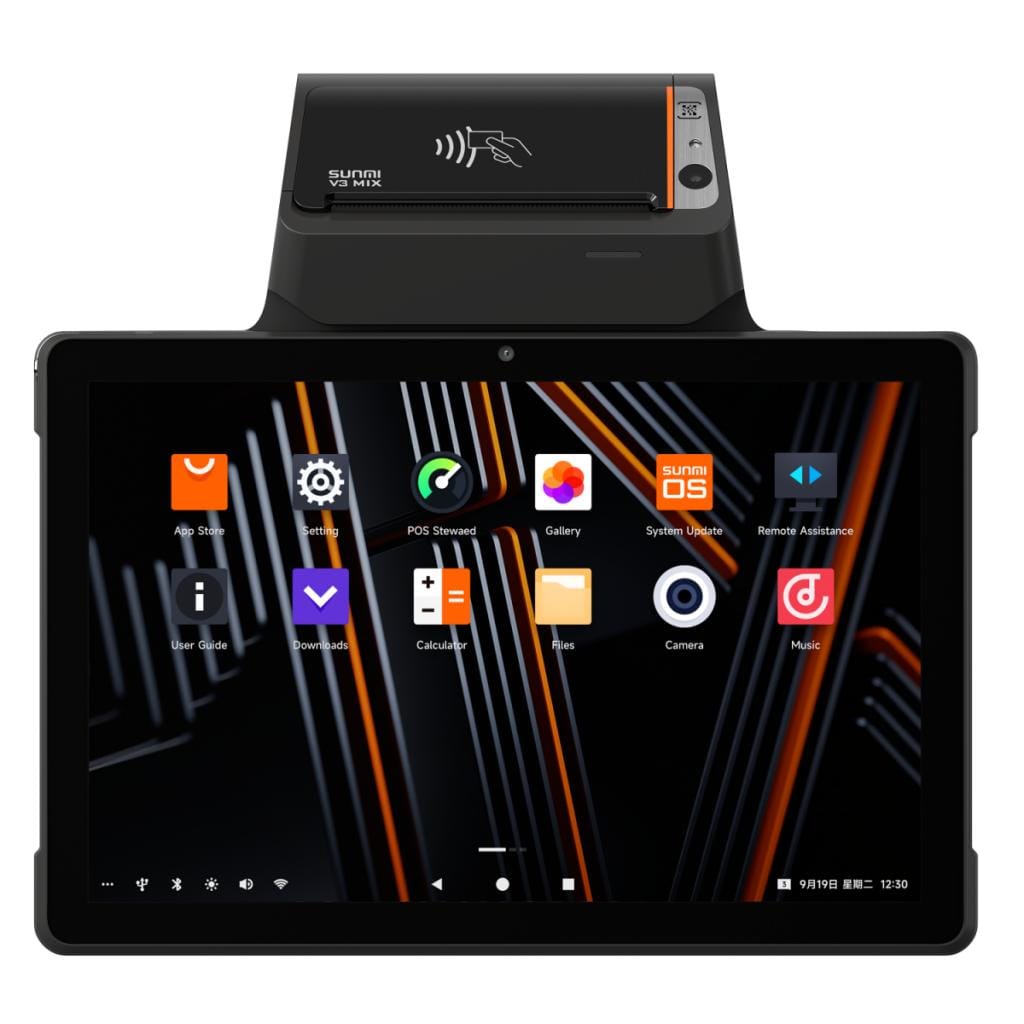 SUNMI V3 MIX – Android POS Tablet with Printer (10", 4G, NFC) - All-Star Terminals