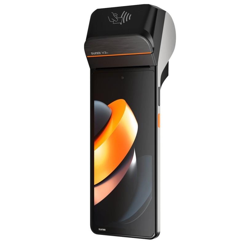 SUNMI V3H Handheld POS – 6.75" 4G Terminal with Dual Camera & Printer - All-Star Terminals