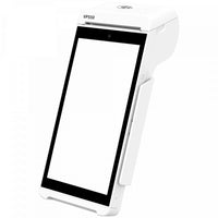 White portable VP550 POS terminal with printer and connectivity ports