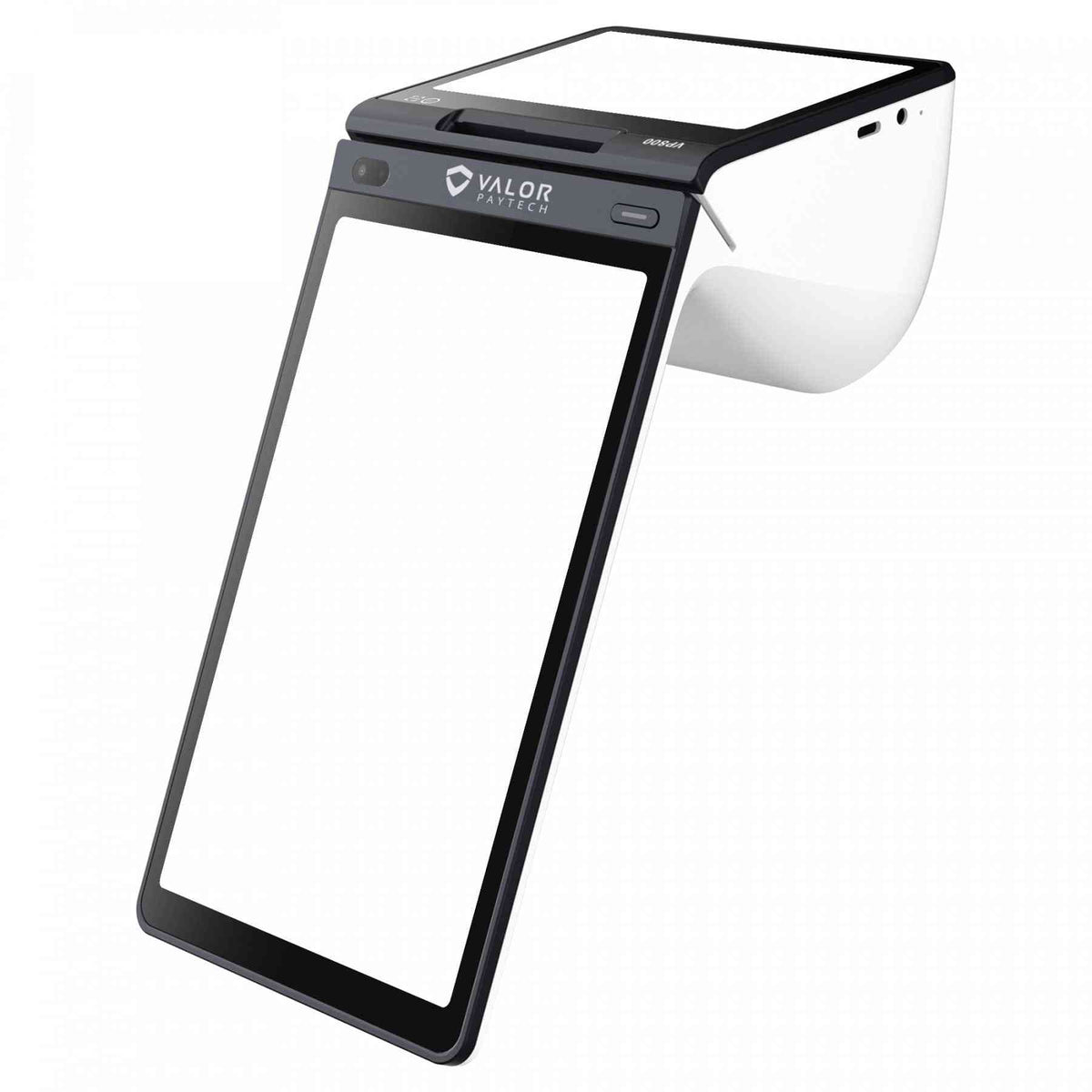 All-in-one Android POS device with touchscreen and stand