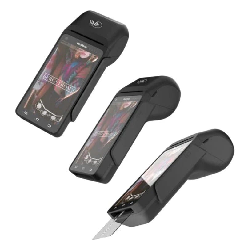 Wireless Verifone payment devices with touchscreen displays