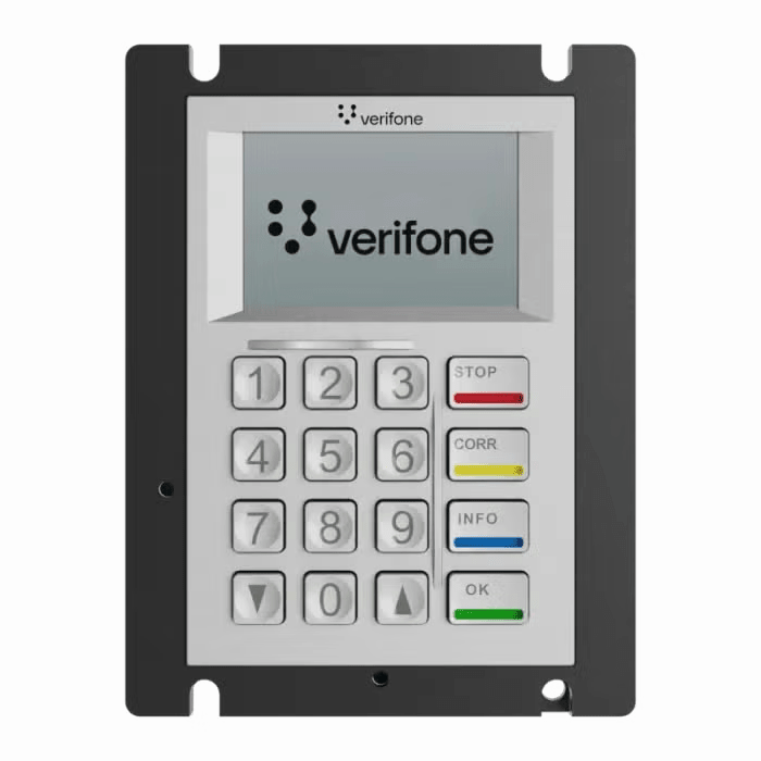 Verifone UX100 Unattended PIN Pad | 2.4" Display, IP65 Outdoor Keypad - All-Star Terminals