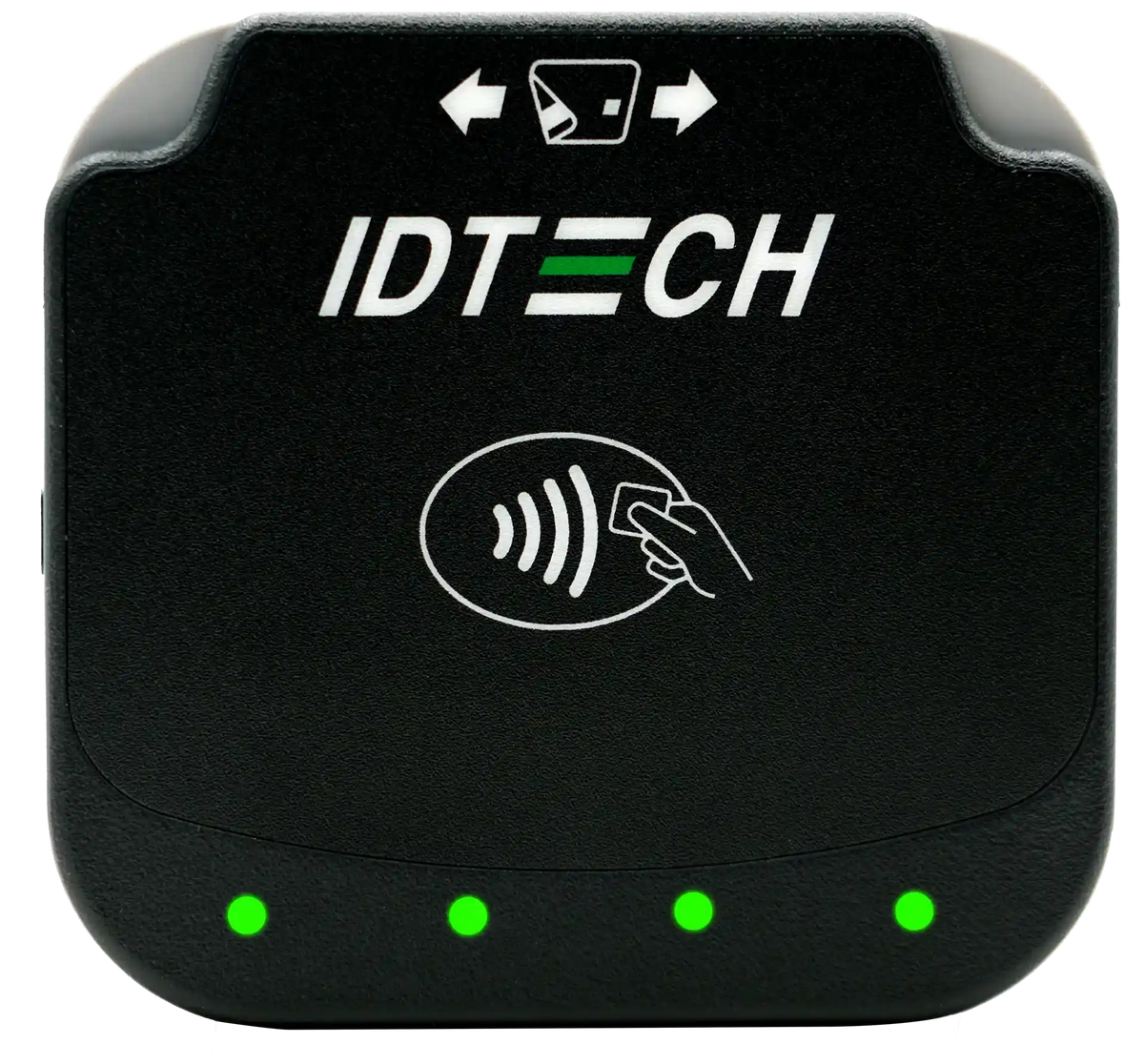 ID TECH VP3350 Bluetooth mobile card reader, front view