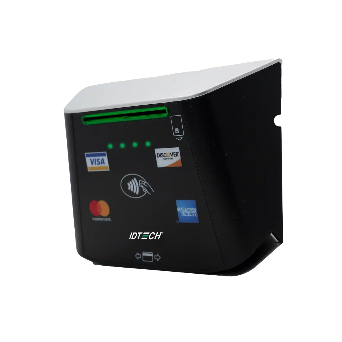 ID TECH VP8300 card reader, side angle