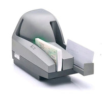 Check scanner with paper feed