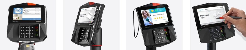 Ingenico Lane 7000 Credit Card Terminal (Standard) - detail view