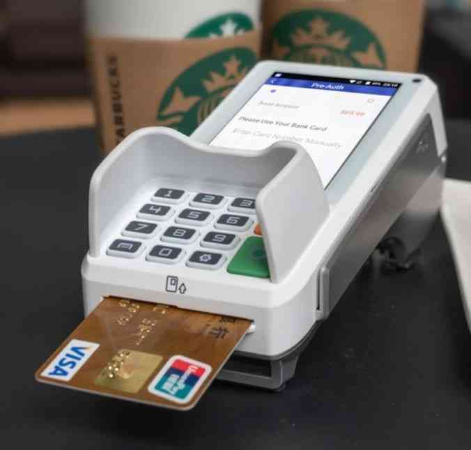 Refurbished PAX A80 Android POS with card reader and touchscreen