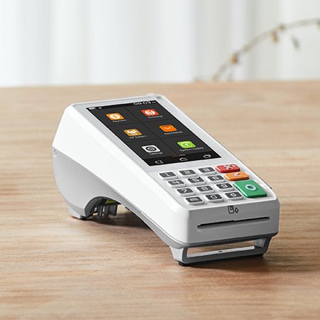 PAX A80 Point-of-Sale Terminal on a desk
