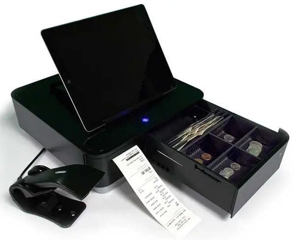 スター精密　mPOP レジスター　ブラック Star Micronics mPOP Black Integrated Printer & Cash Drawer