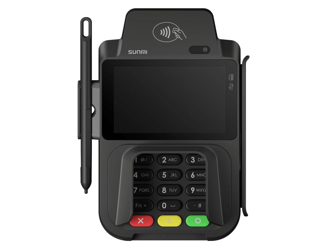 Sunmi P2 SmartPad with contactless payment terminal and stylus